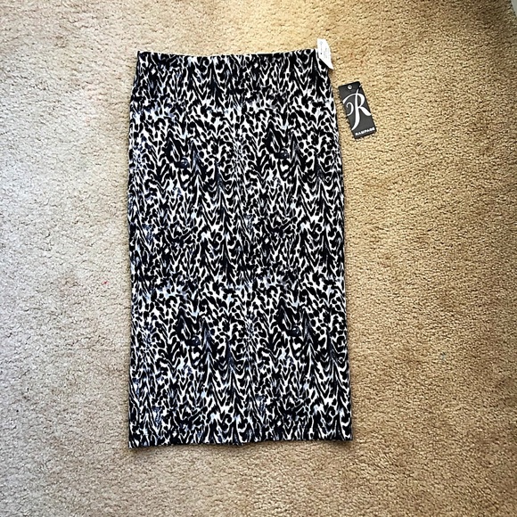 NWT black and white Rampage pencil skirt size S - Picture 4 of 5